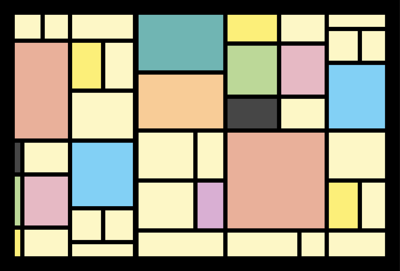 Naproane modern cu model abstract geometric - TenStickers