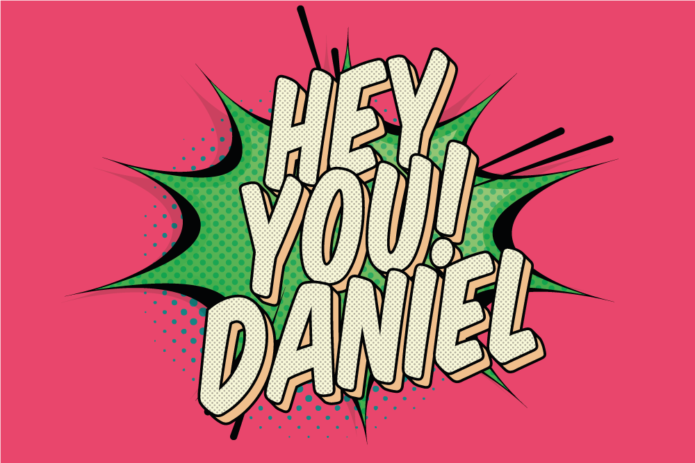 Naproane cu nume salut! personalizate - TenStickers