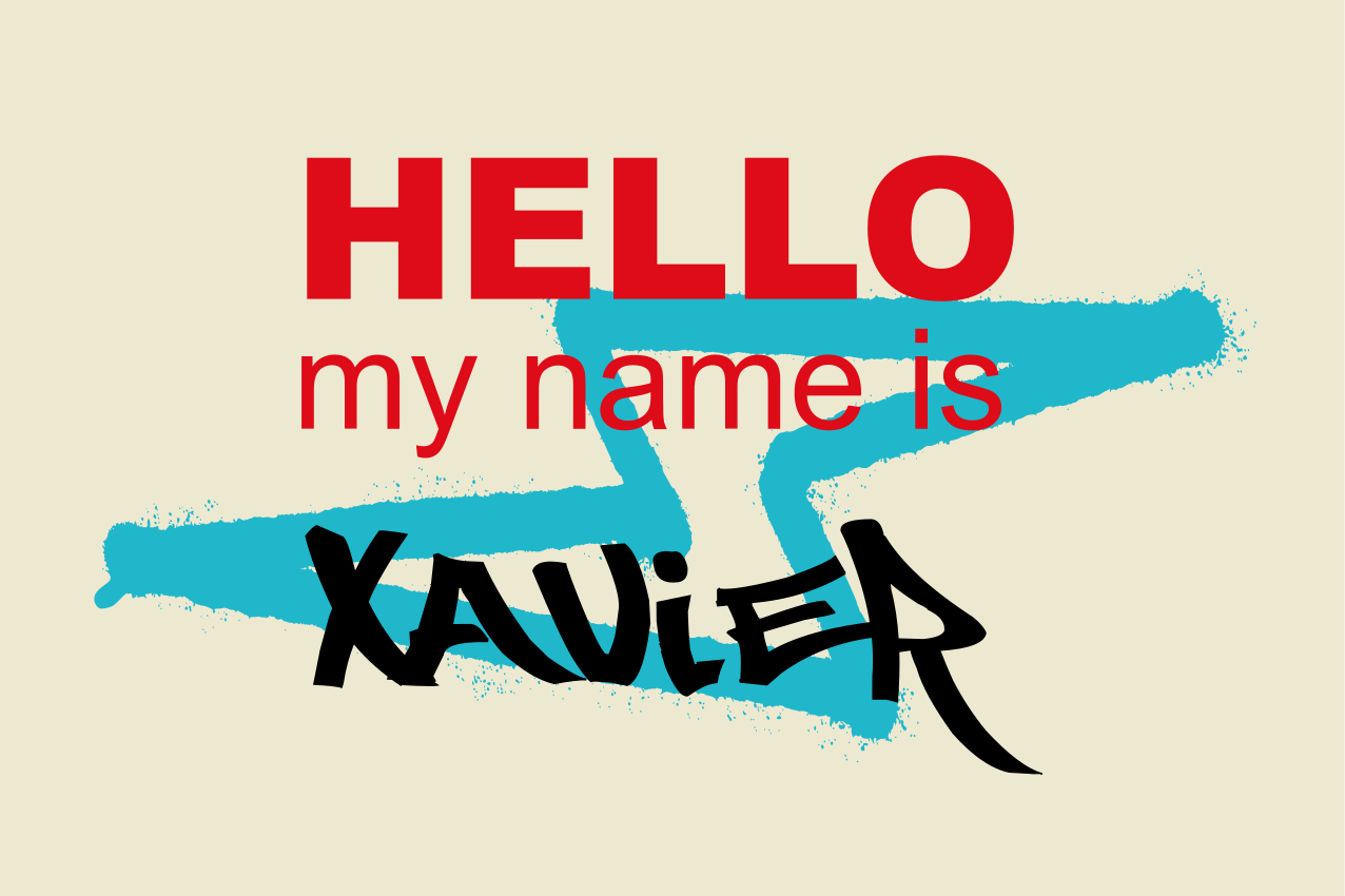 Naproane cu texte anunț personalizat de nume - TenStickers