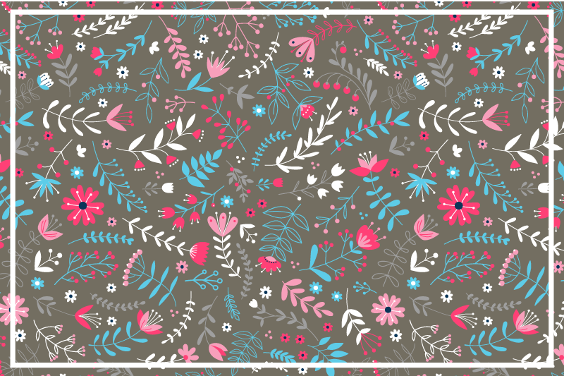 Naproane de textură cu finisaj texturat botanic - TenStickers