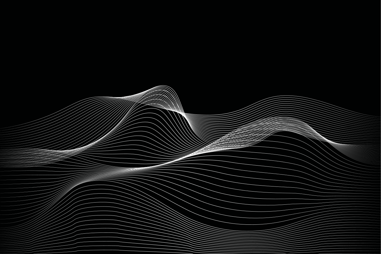 Naproane de textură cu modele de linii ondulate - TenStickers