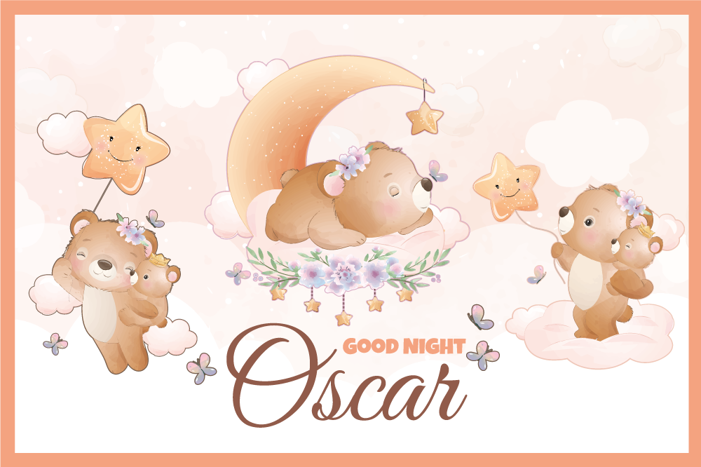Naproane pentru copii urși cu stele - TenStickers