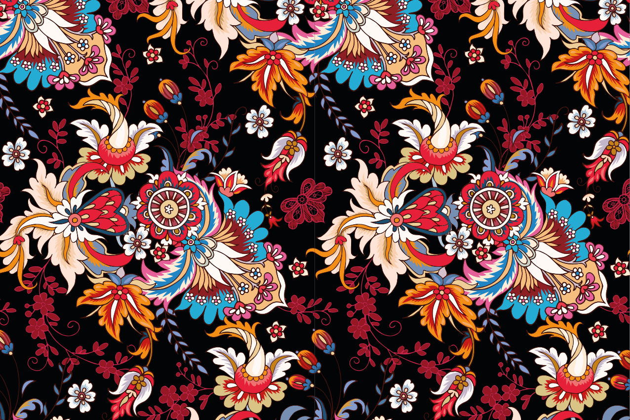 Naproane original eleganța emblemei florale - TenStickers