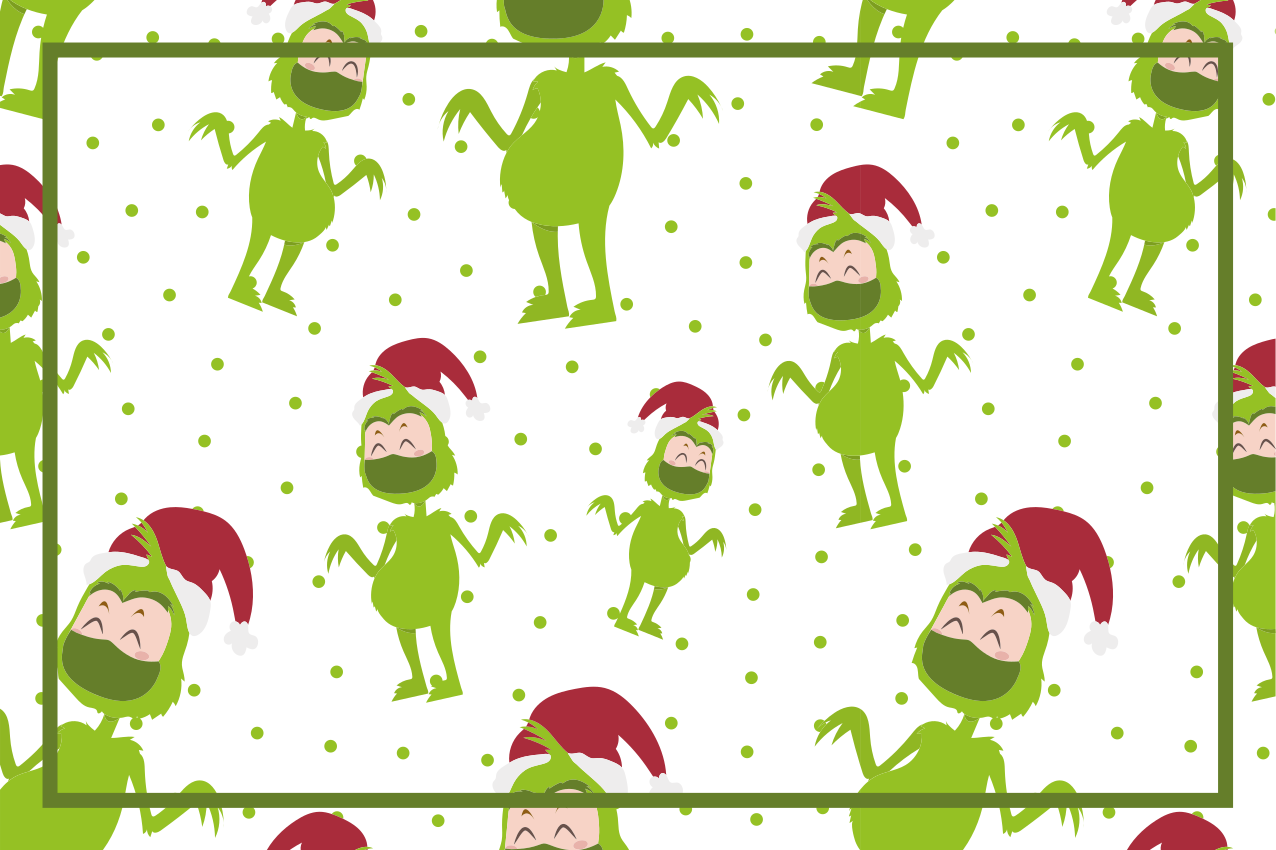 Naproane de crăciun cu personaje grinch vesele - TenStickers