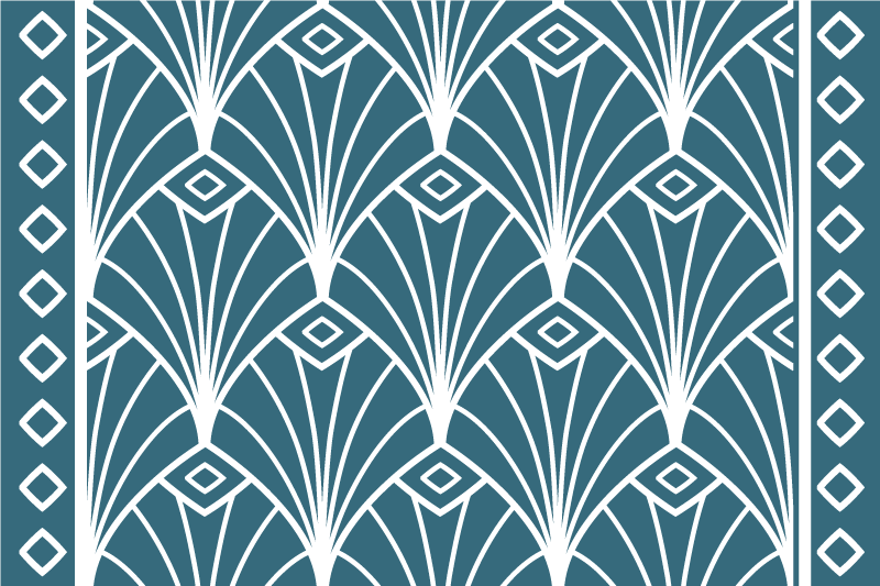 Naproane modern cu model floral elegant - TenStickers