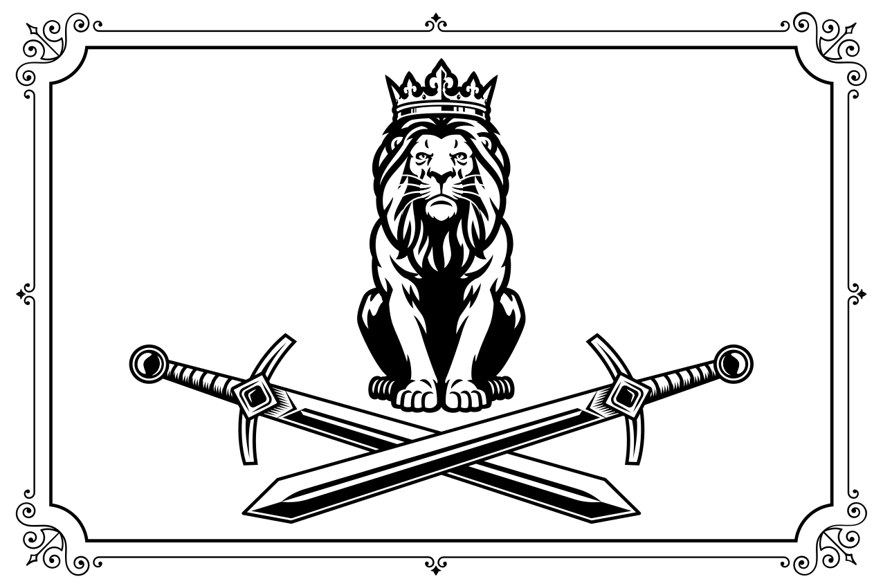 Naproane original emblema regelui leu - TenStickers