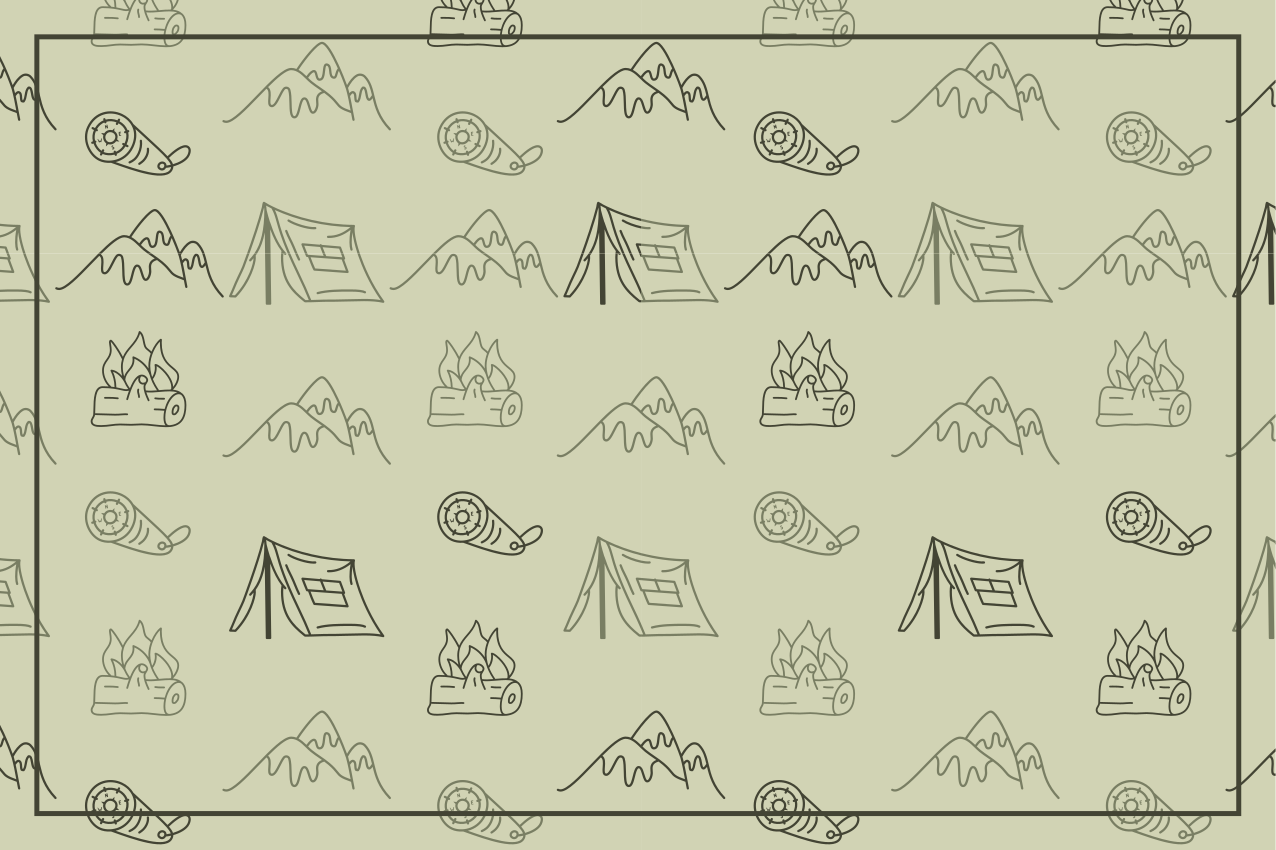 Naproane original componente pentru aventuri în camping - TenStickers