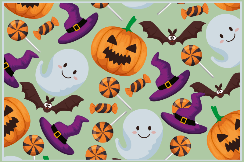 Naproane de halloween elemente colorate de halloween - TenStickers