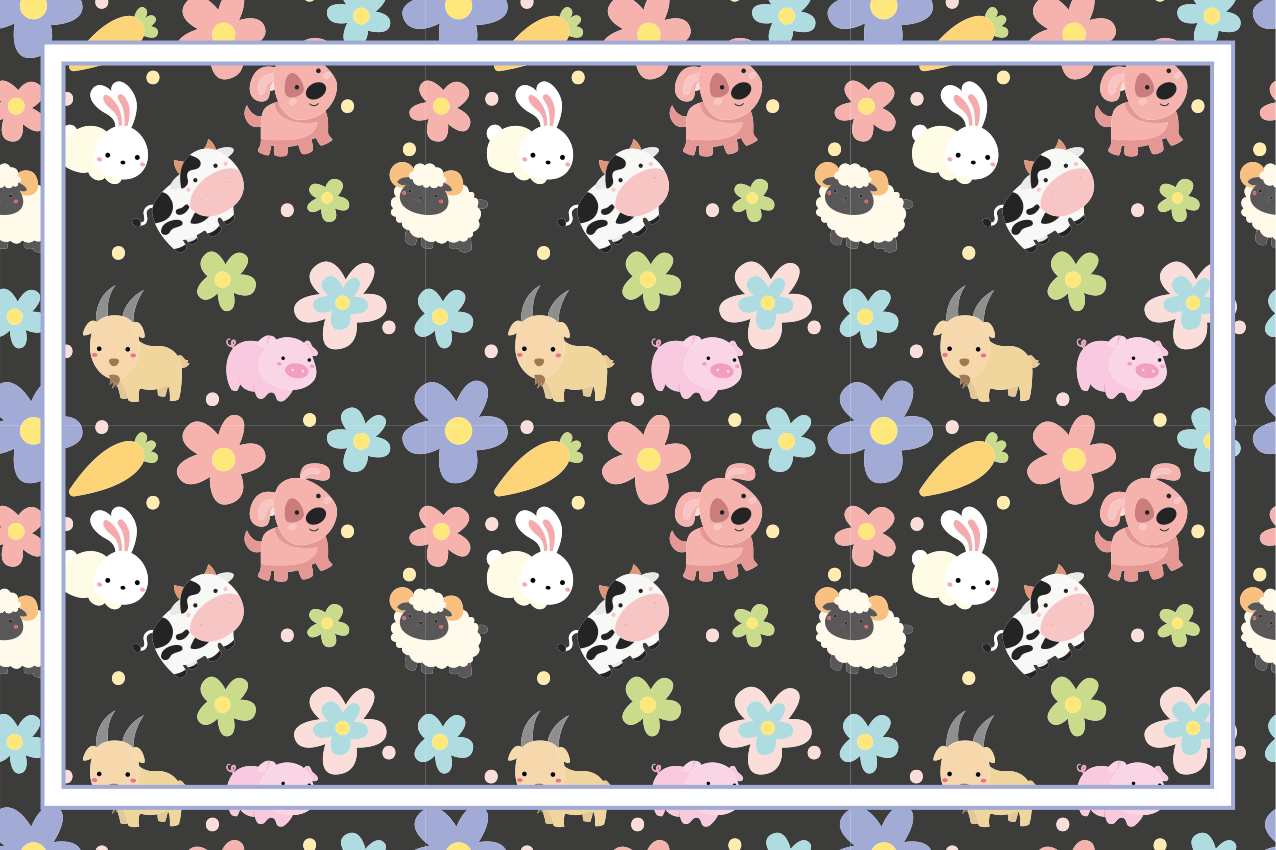 Naproane pentru copii ilustrații cu creaturi fermecătoare - TenStickers