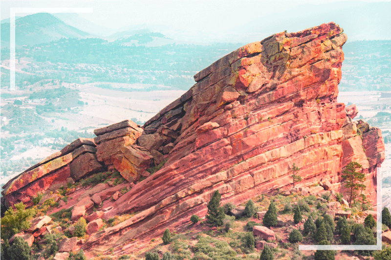 Naproane modern formațiune stâncoasă majestuoasă - TenStickers