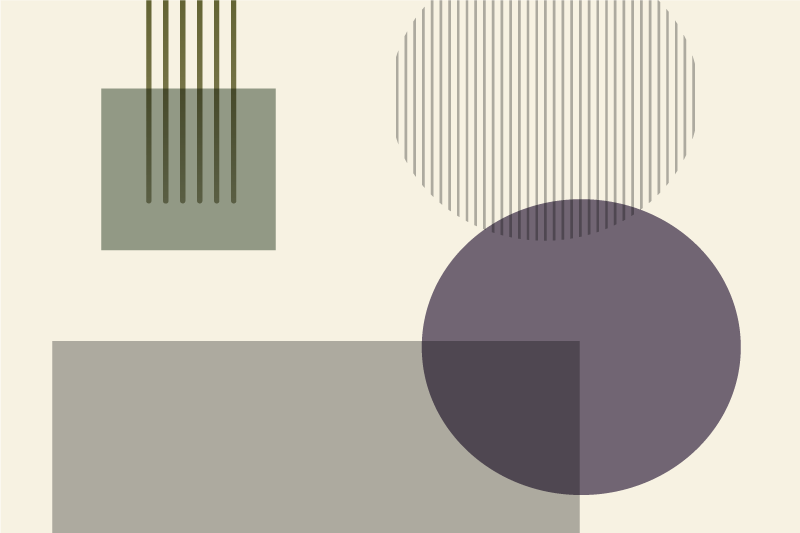 Naproane modern cu model de forme geometrice - TenStickers