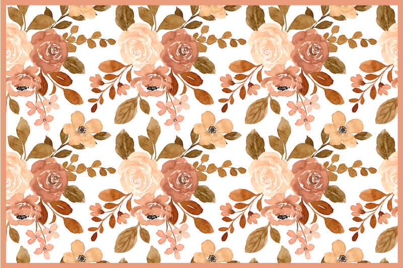 Naproane original cu model floral pentru masă - TenStickers