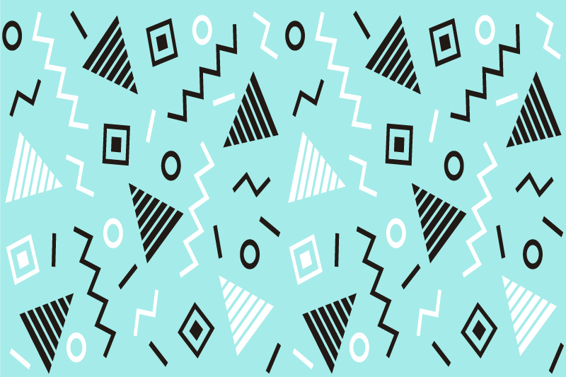 Naproane modern colecția de modele geometrice - TenStickers