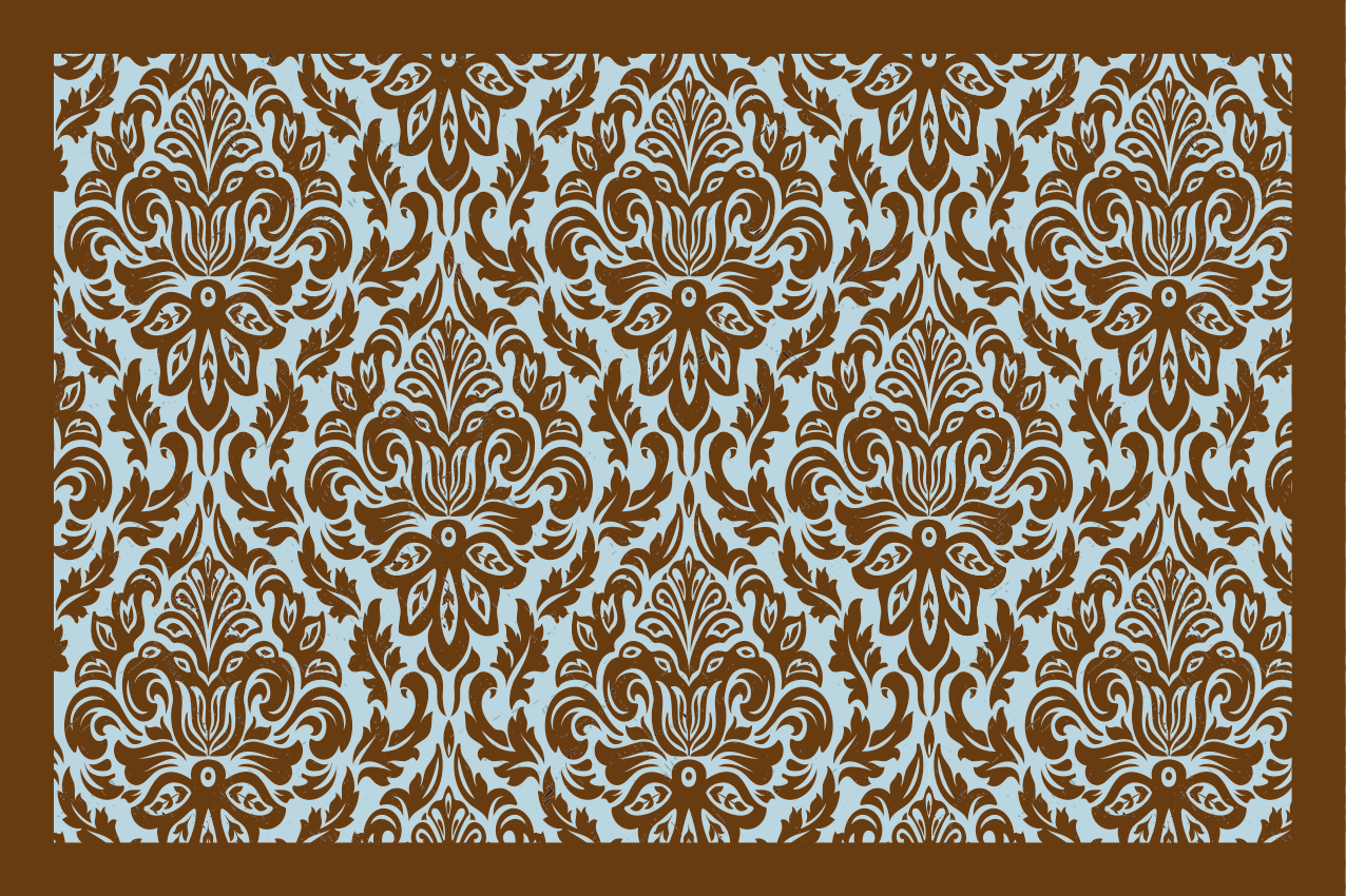 Naproane de textură emblema florii complicate - TenStickers