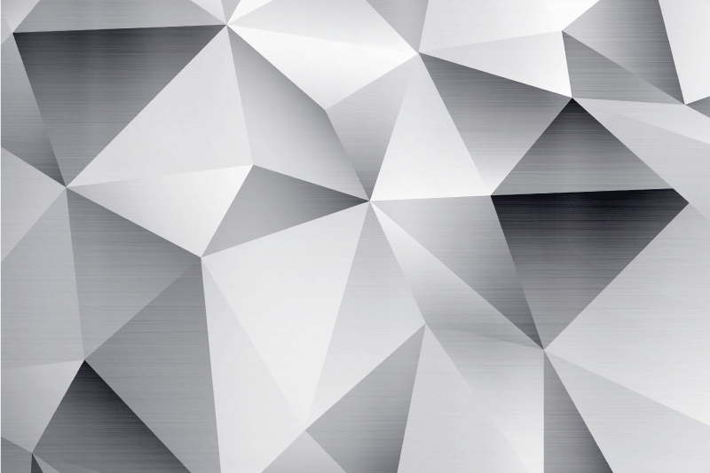 Naproane modern cu model geometric metalic - TenStickers