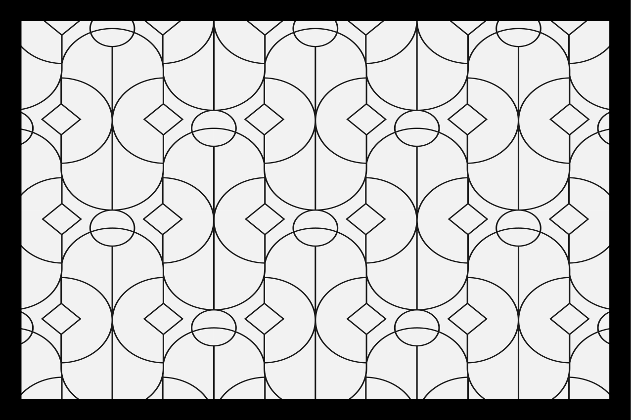 Naproane modern cu stil geometric - TenStickers