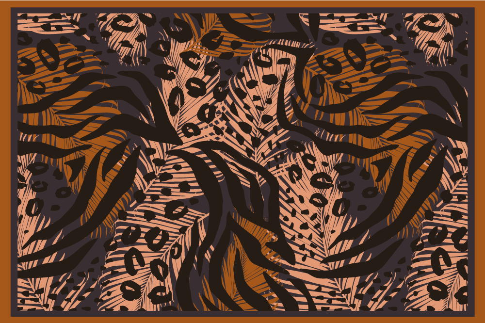 Naproane original model floral junglă - TenStickers