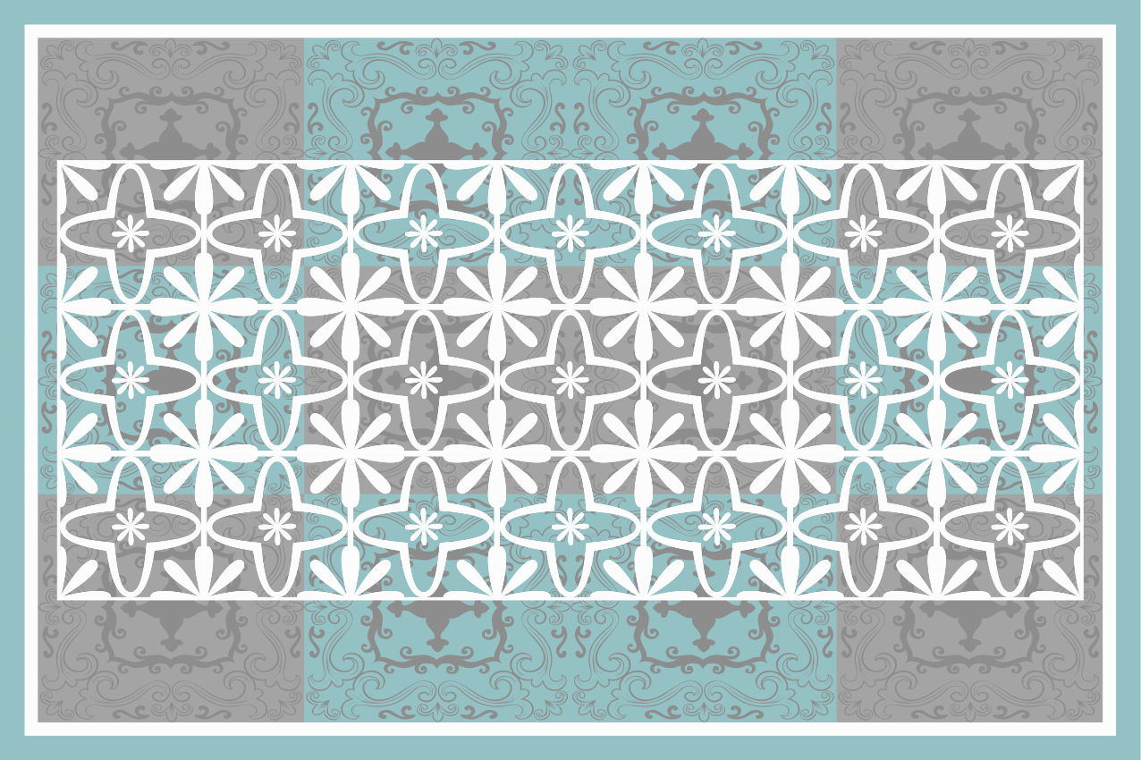 Naproane de textură motif botanic elegant - TenStickers