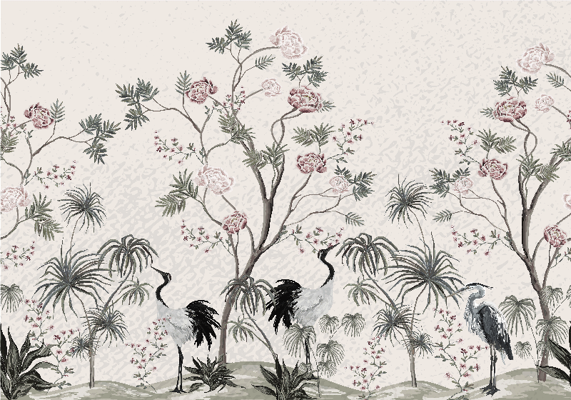 Naproane pentru copii căprioare printre flori - TenStickers