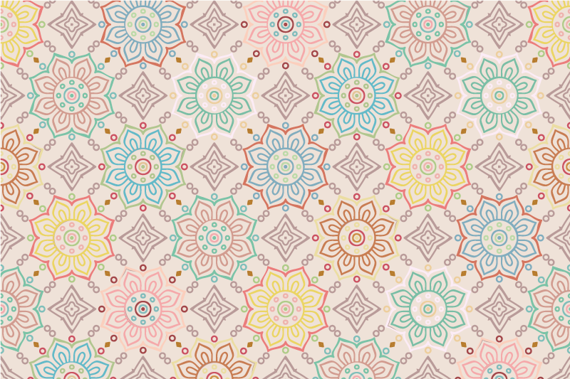 Naproane original imprimeu botanic vibrant - TenStickers