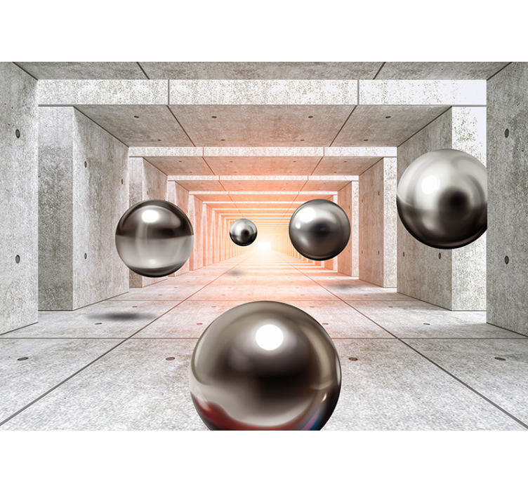 Murală de tunel futuristic 3d - TenStickers