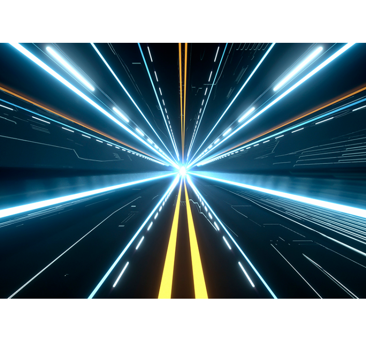 Hol futuristic mural mural 3d - TenStickers