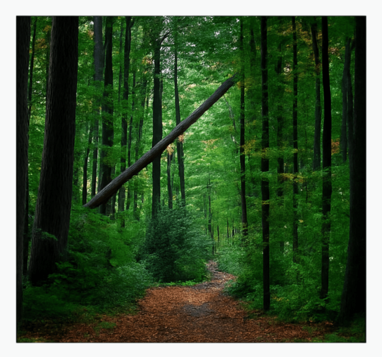 Tapet junglă design de pădure verde - TenStickers