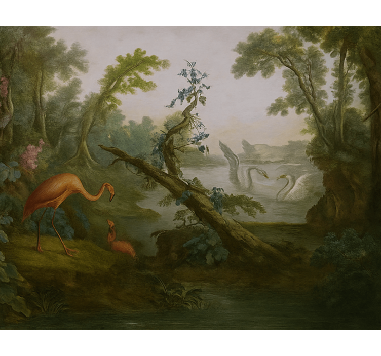 Fototapet camera de zi design de paradis tropical - TenStickers