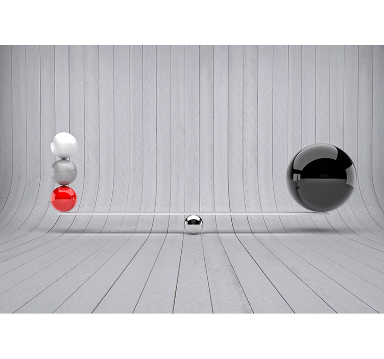 Fototapet 3D stil interior minimalist - TenStickers