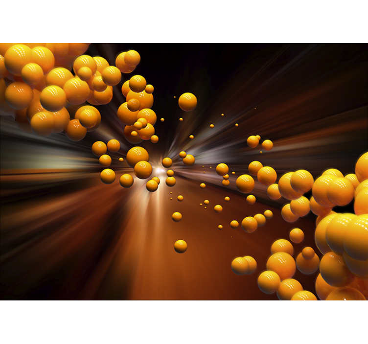 Cursa prin tunelul mural mural 3d - TenStickers