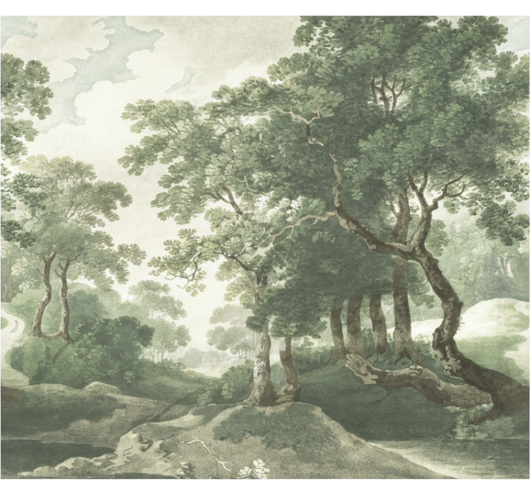 Păduri fototapet natură clasică și atemporală - TenStickers