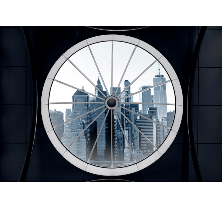 Fototapet 3D perspective urbane - TenStickers