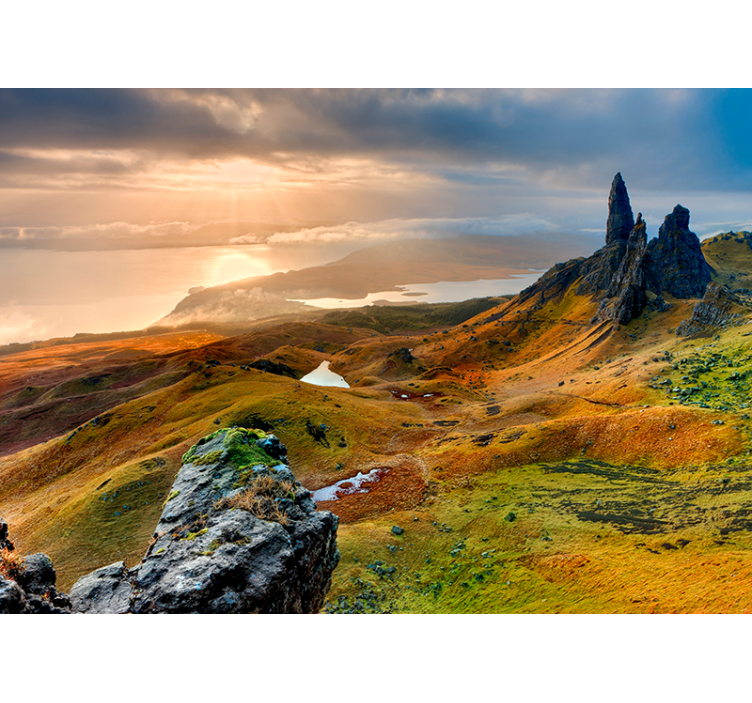 Isle of skye nature natură murală - TenStickers