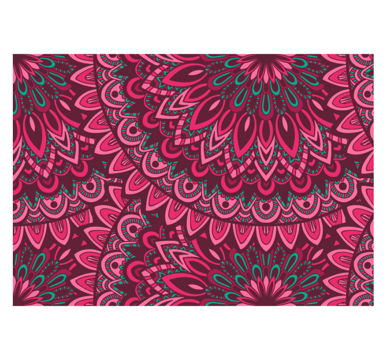 Tapet floral mandala zen - TenStickers