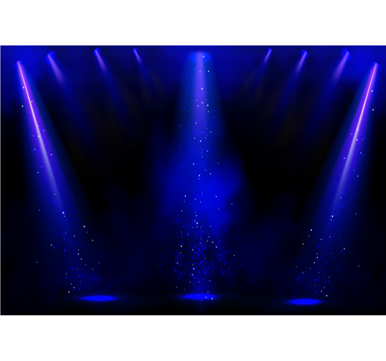 Fototapet abstract efect particule de lumină - TenStickers