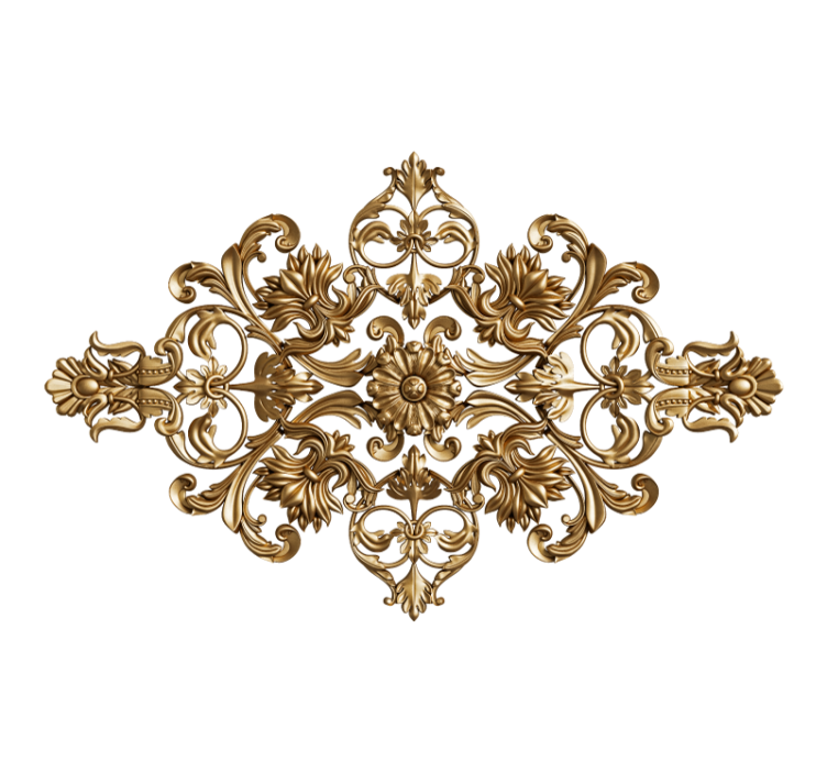 Pictură murală de fundal în stil baroc - TenStickers