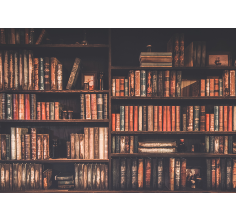 Fototapet dragoste colecție de cărți clasice - TenStickers