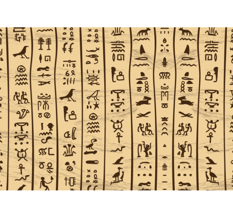 Mural de perete din hieroglife egiptene - TenStickers