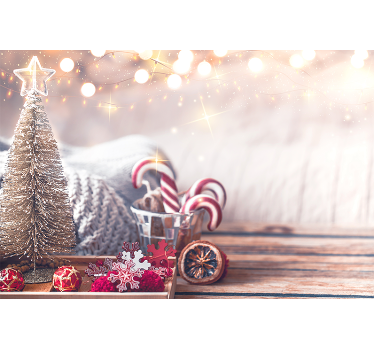 Crăciun fototapet spirit vesel de sărbătoare - TenStickers