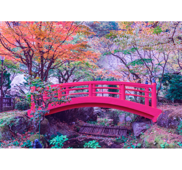 Păduri fototapet arcada grădinii tranquile - TenStickers