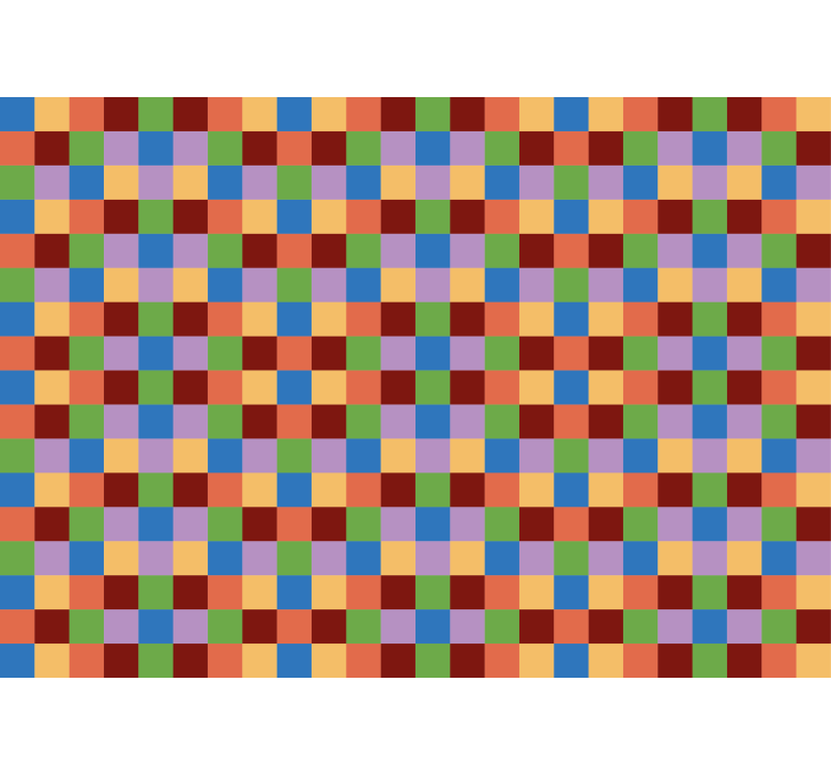 Fototapet abstract model de grilă colorat - TenStickers