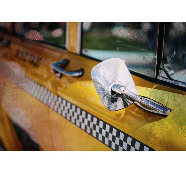 Fototapet new york taxiul galben iconic - TenStickers