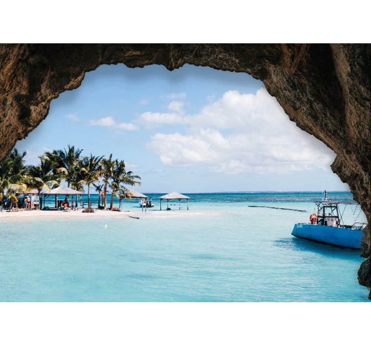 Mural peisaj din peșteră 3d murală de perete - TenStickers