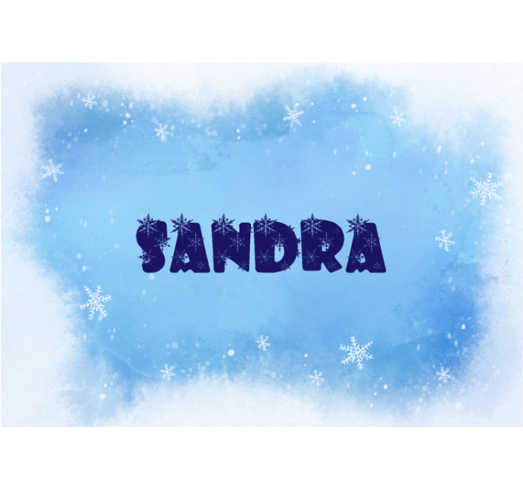 Fototapet personalizabil creare de nume personalizate - TenStickers