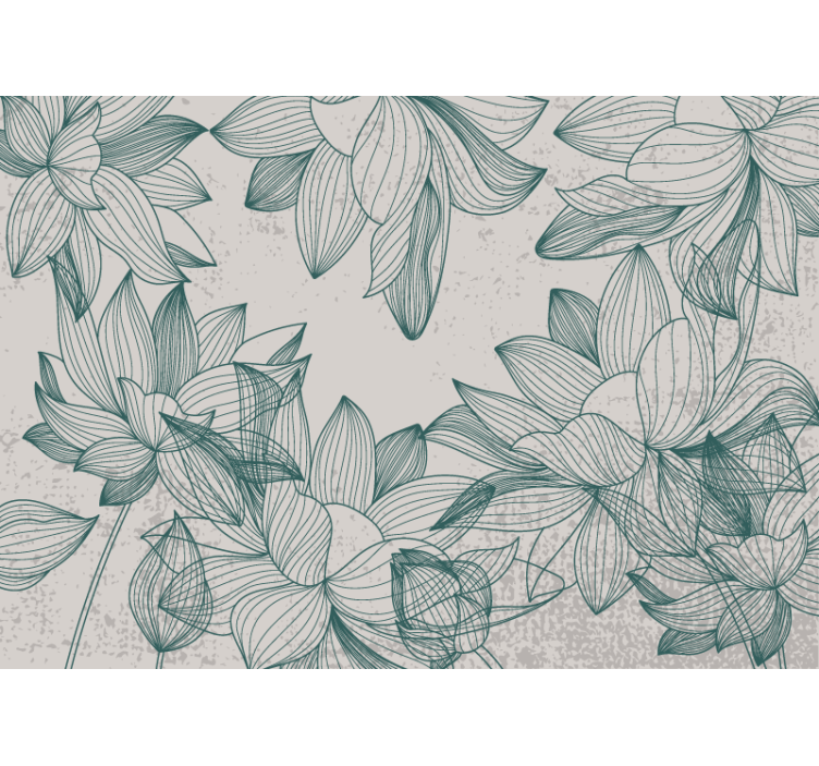 Fototapet magnoliile design floral elegant - TenStickers