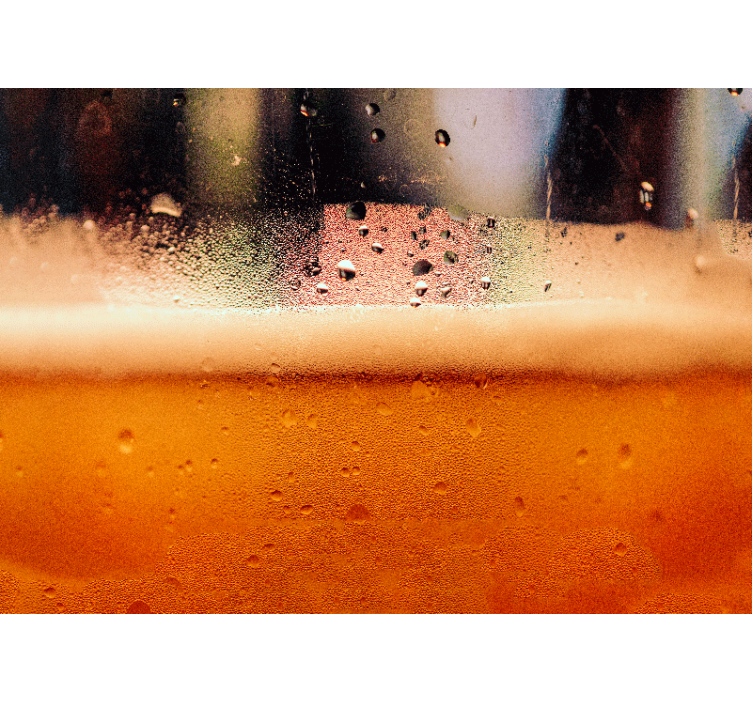 Fototapet bucătărie lichid de bere - TenStickers