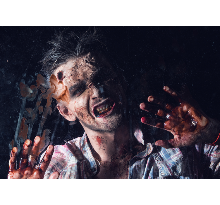 Fototapet Halloween portret de groază zombie - TenStickers