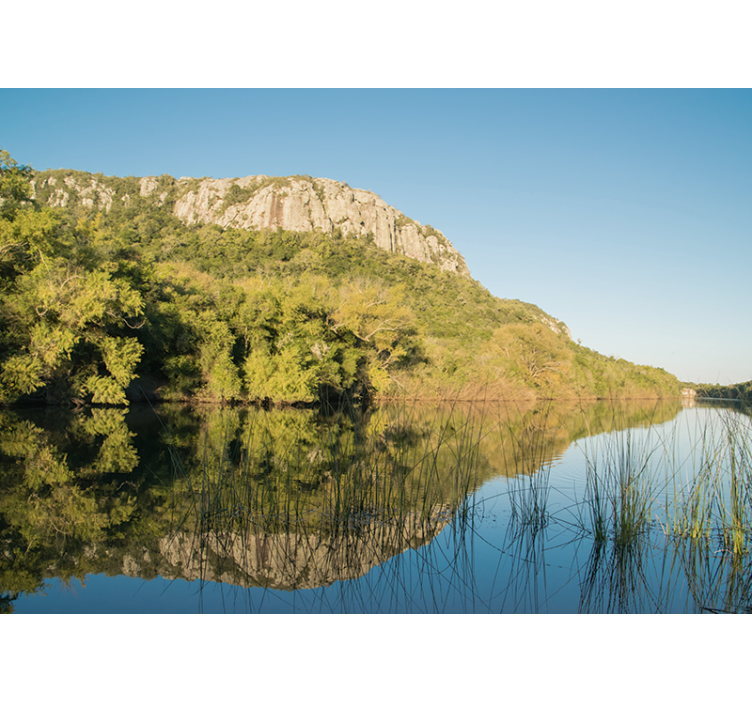 Fototapet peisaje scenă de reflecție montană - TenStickers