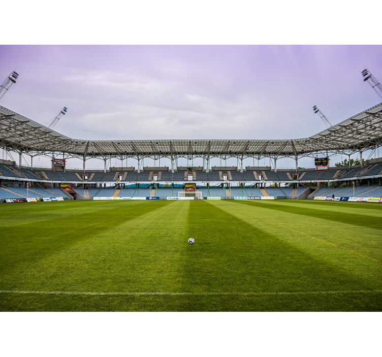 Tapet mural fotbal dormitor teren fotbal - TenStickers