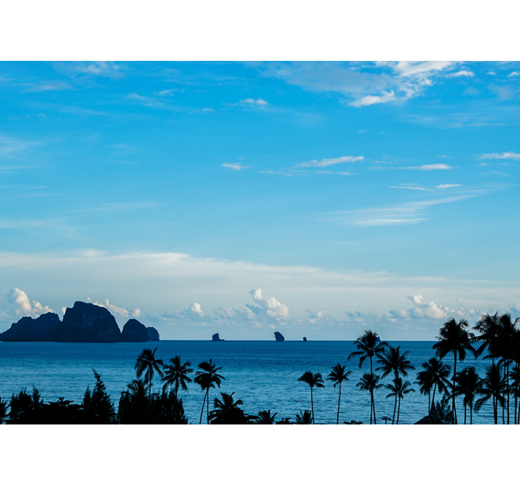 Fototapet peisaje vedere spre ocean - TenStickers